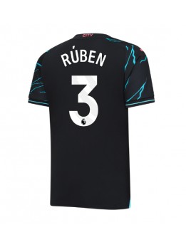 Manchester City Ruben Dias #3 Ausweichtrikot 2023-24 Kurzarm